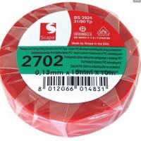 PVC izolační páska červená zn. SCAPA, 15mmx10m