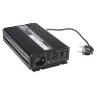 Měnič napětí z 12V/ 230V/ 600W + autonabíječka 12V/2A + UPS